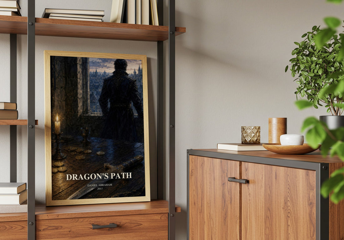 Dragon's Path book watercolour illustration paper finish options – matte satin gloss
