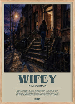Wifey Bookish Wall Art by Kiki Swinson