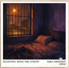 Sleeping with the enemy Literary Art Print by Kiki Swinson