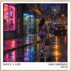 Wifey 4 life Literary Art Print by Kiki Swinson