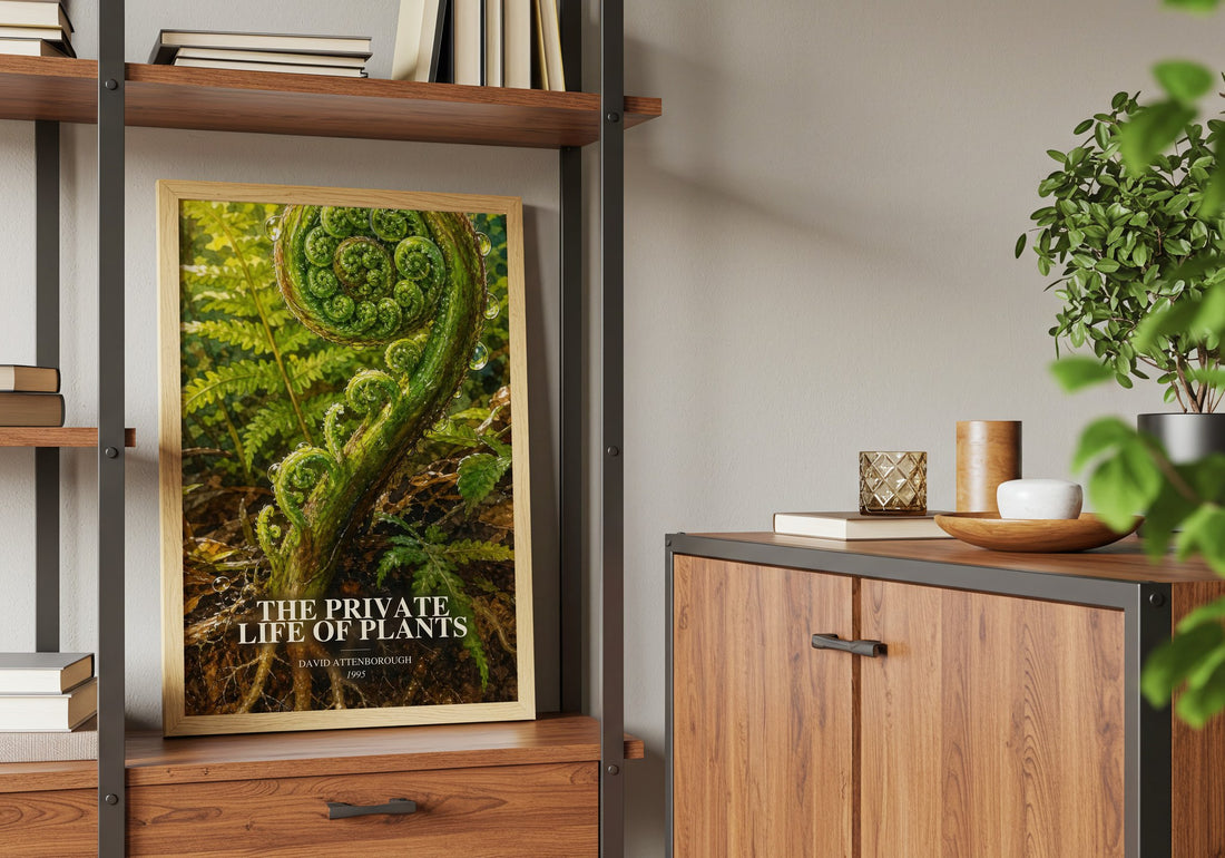 The private life of plants book watercolour illustration paper finish options – matte satin gloss