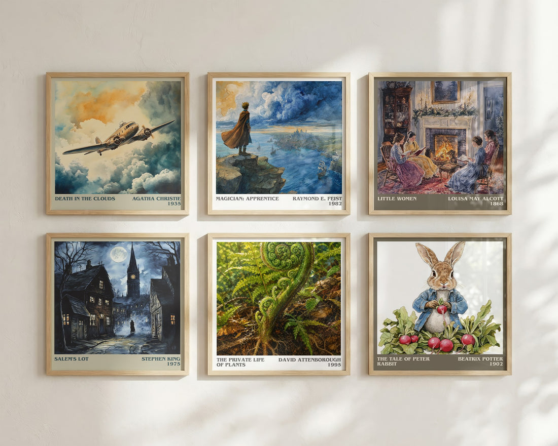 The private life of plants literary art print colour and style options – David Attenborough book art