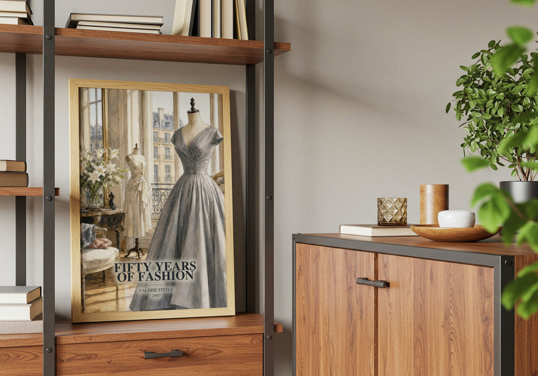 Fifty years of fashion book watercolour illustration paper finish options – matte satin gloss