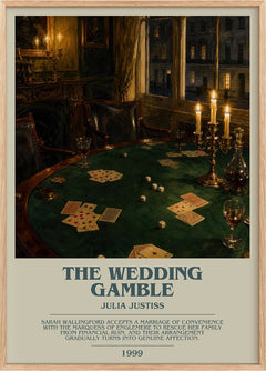 The Wedding Gamble Bookish Wall Art by Julia Justiss