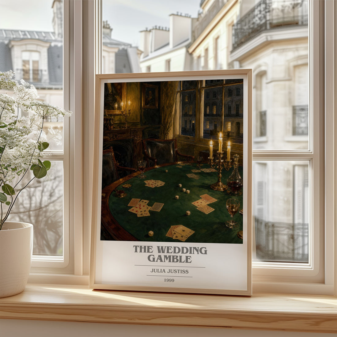 The Wedding Gamble book cover poster colour and style options – Julia Justiss book art