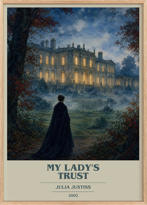 My Lady's Trust Book Cover Poster by Julia Justiss