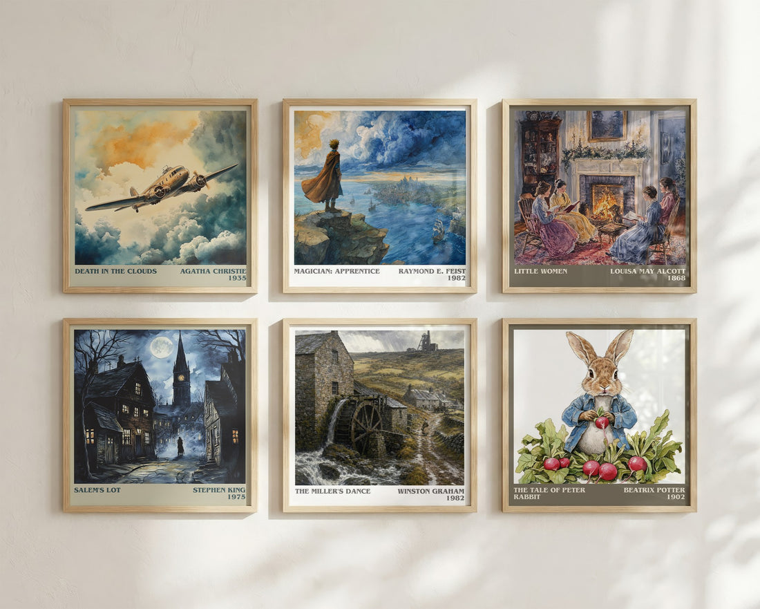 The miller's dance literary art print colour and style options – Winston Graham book art