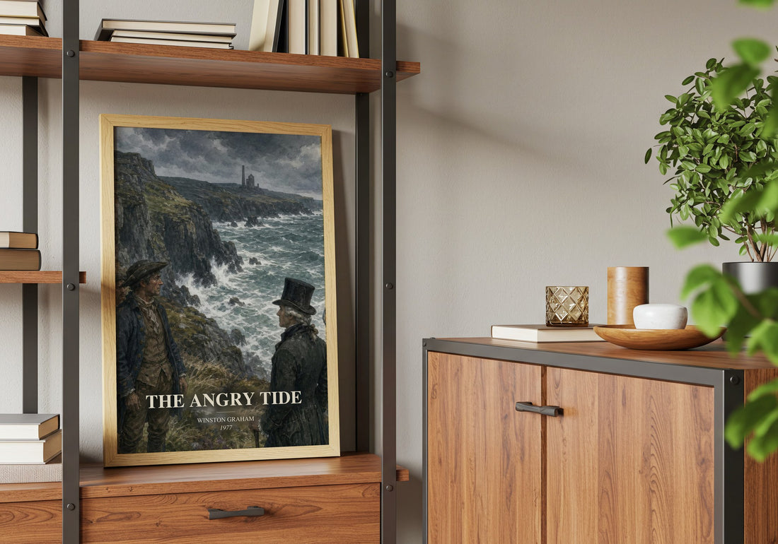 The Angry Tide book watercolour illustration paper finish options – matte satin gloss