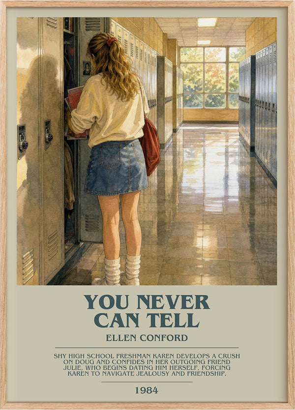 You never can tell Bookish Wall Art by Ellen Conford