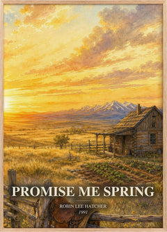 Promise Me Spring Book Watercolour Illustration by Robin Lee Hatcher