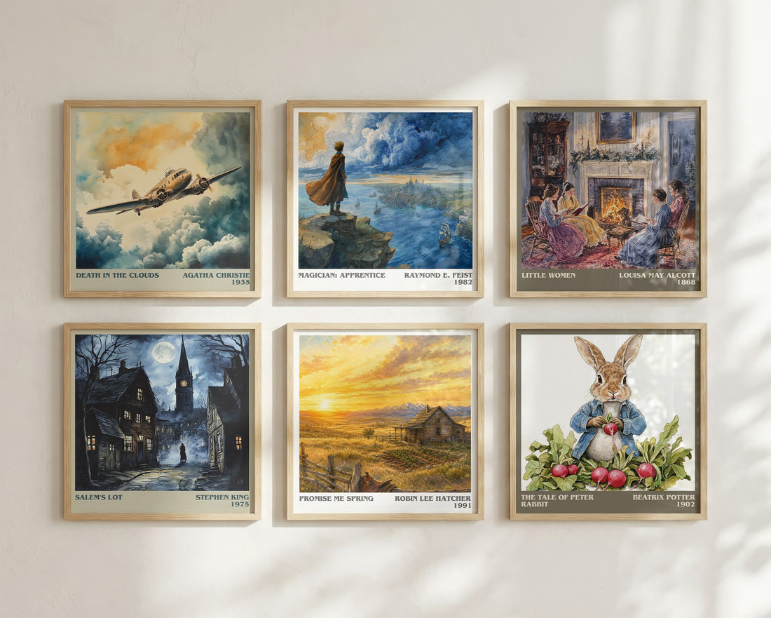 Promise Me Spring literary art print colour and style options – Robin Lee Hatcher book art