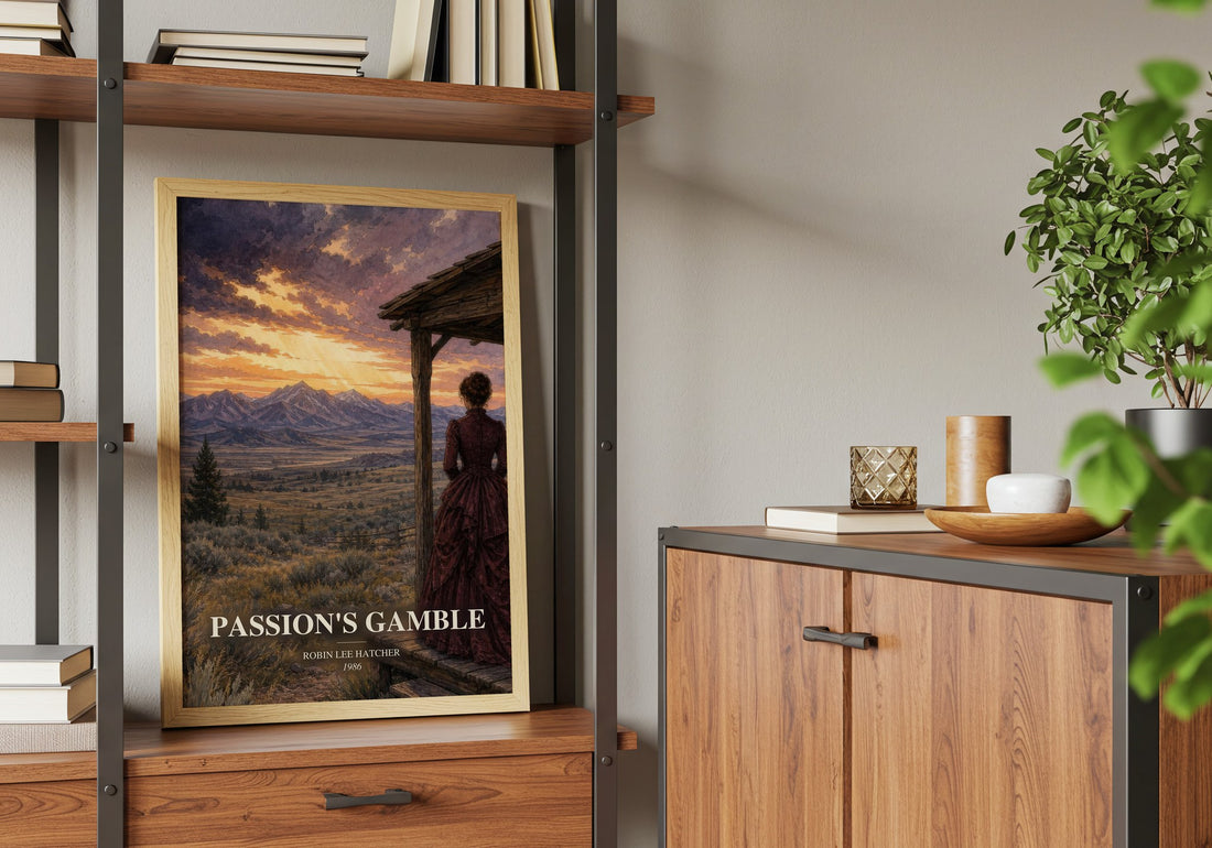 Passion's gamble book watercolour illustration paper finish options – matte satin gloss