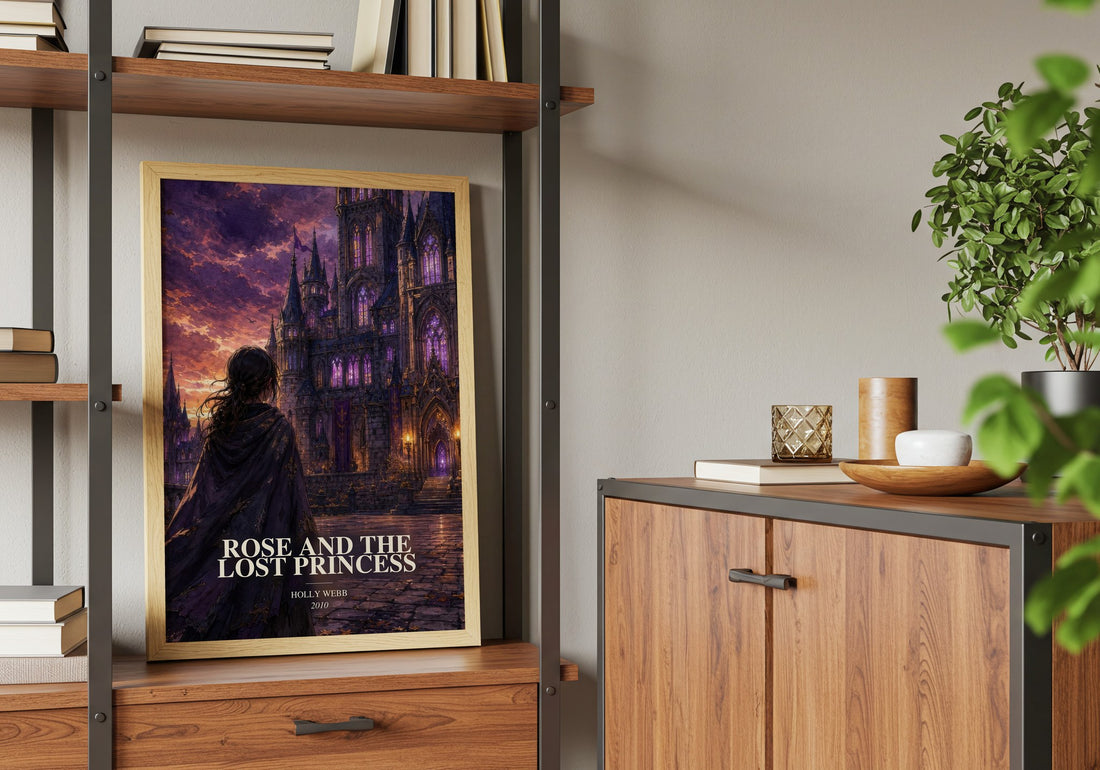 Rose And The Lost Princess book watercolour illustration paper finish options – matte satin gloss