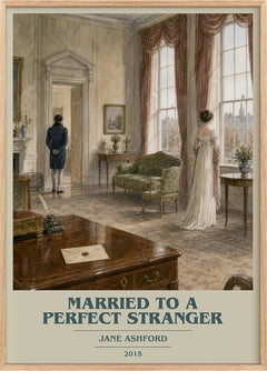 Married to a Perfect Stranger Book Cover Poster by Jane Ashford