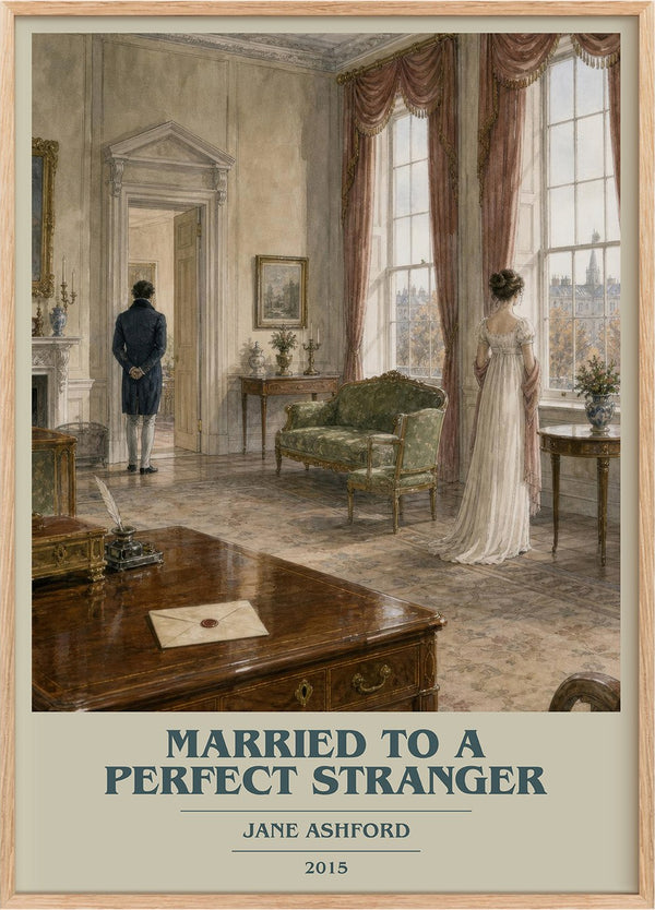 Married to a Perfect Stranger Book Cover Poster by Jane Ashford