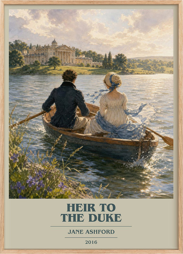 Heir to the Duke Book Cover Poster by Jane Ashford