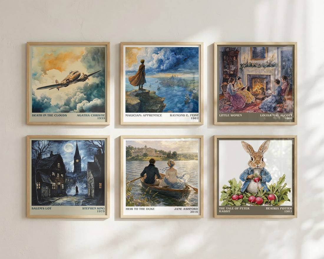 Heir to the Duke literary art print colour and style options – Jane Ashford book art