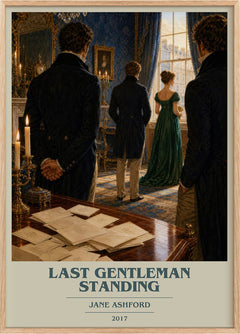 Last Gentleman Standing Book Cover Poster by Jane Ashford