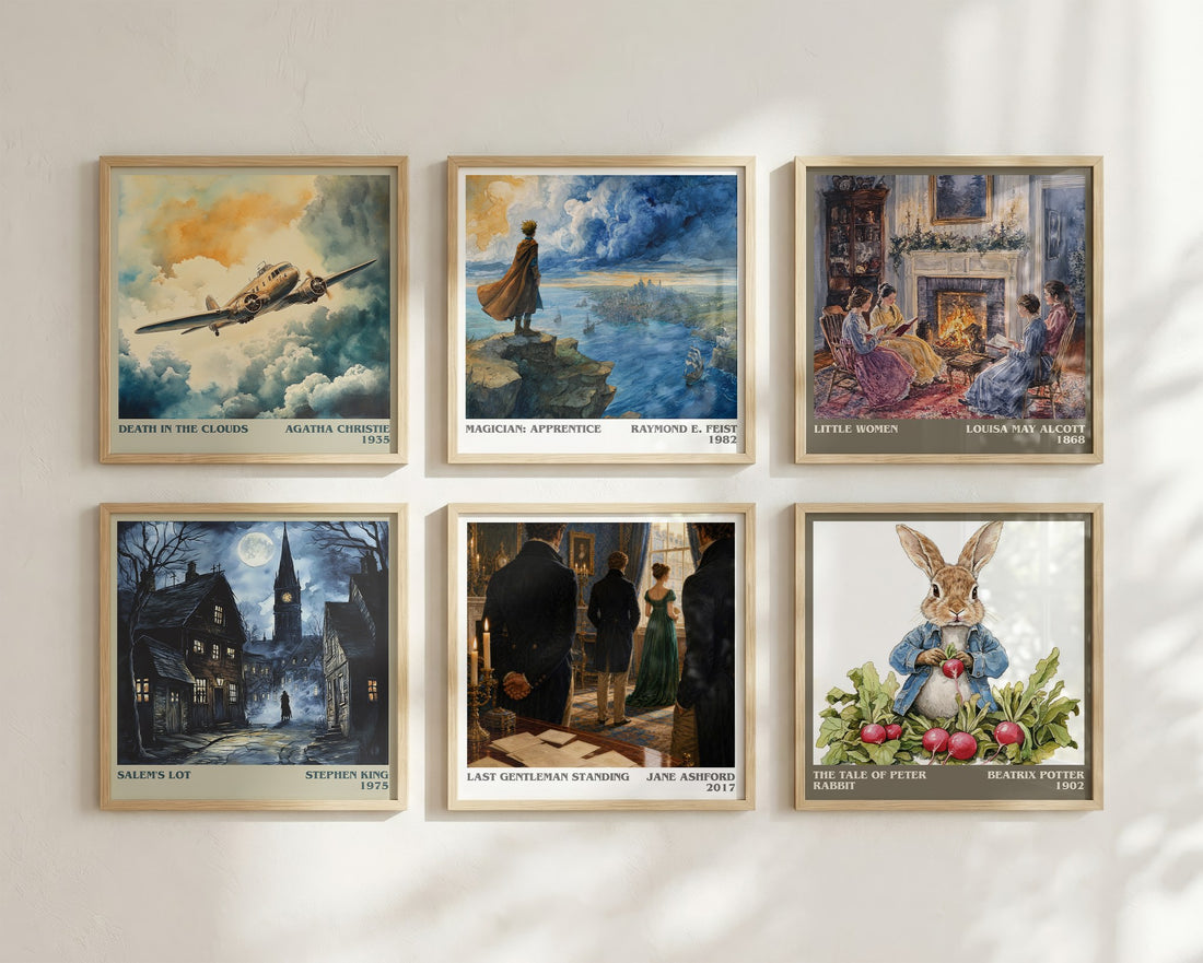 Last Gentleman Standing literary art print colour and style options – Jane Ashford book art
