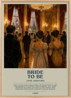 Bride to Be Bookish Wall Art by Jane Ashford