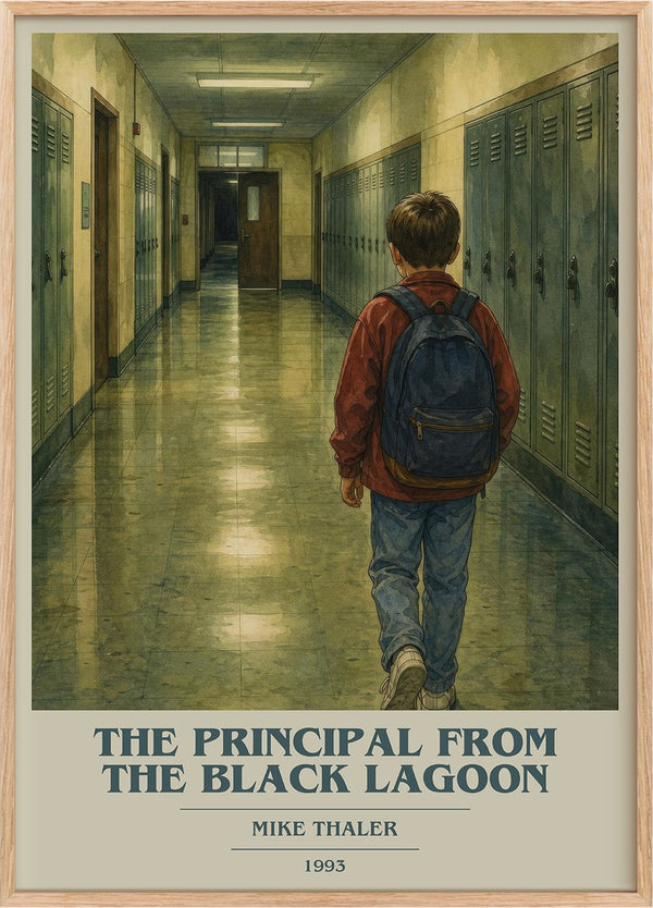 The Principal From the Black Lagoon Book Cover Poster by Mike Thaler