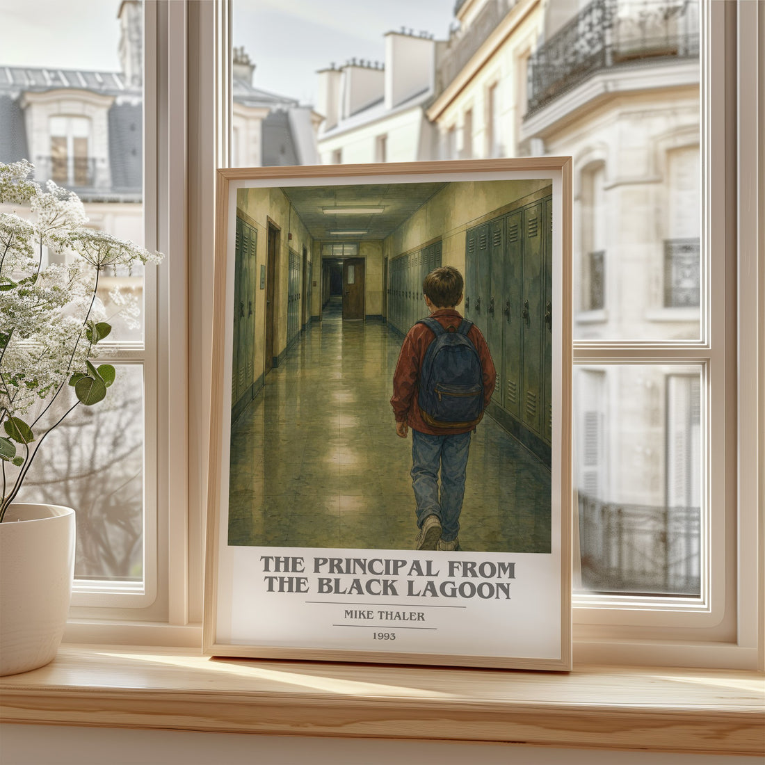 The Principal From the Black Lagoon book cover poster colour and style options – Mike Thaler book art
