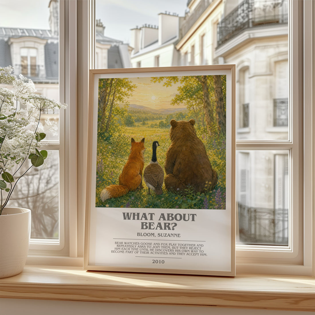 What about Bear? bookish poster colour and style options – Bloom, Suzanne book art