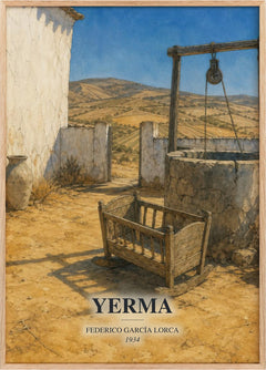 Yerma Book Watercolour Illustration by Federico García Lorca
