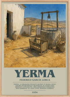 Yerma Bookish Wall Art by Federico García Lorca