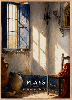 Plays Book Watercolour Illustration by Federico García Lorca