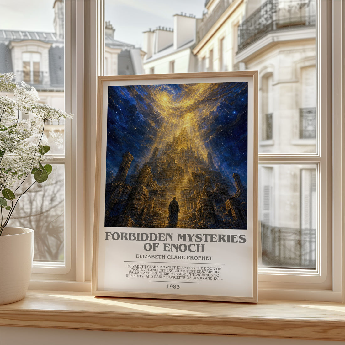 Forbidden mysteries of Enoch bookish poster colour and style options – Elizabeth Clare Prophet book art
