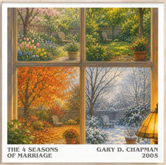 The 4 Seasons of Marriage Literary Art Print by Gary D. Chapman