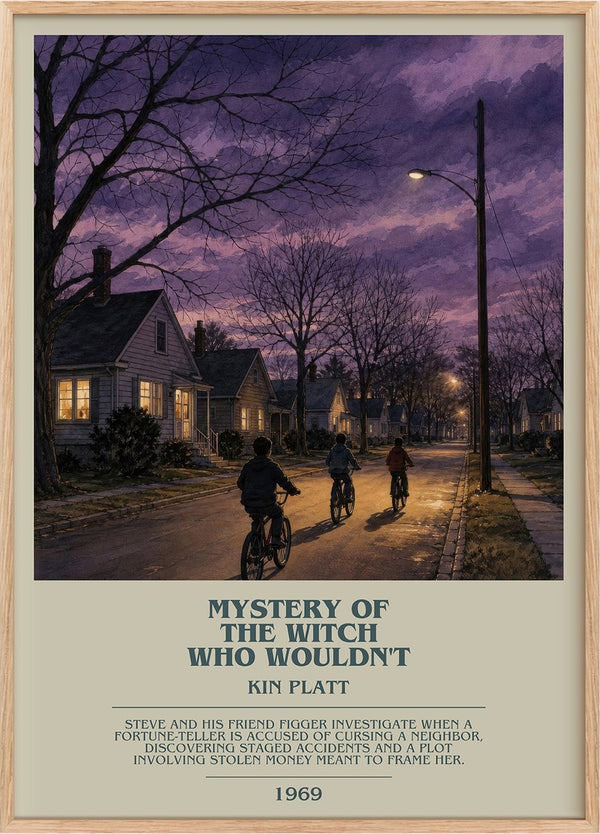 Mystery of the Witch Who Wouldn't Bookish Wall Art by Kin Platt
