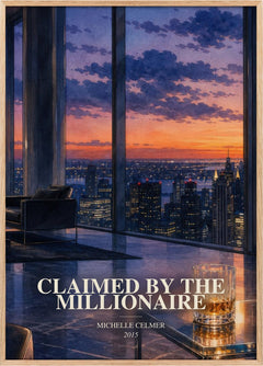 Claimed by the Millionaire Book Watercolour Illustration by M. Celmer