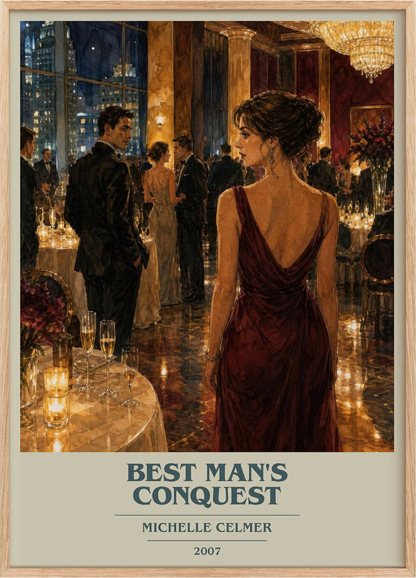 Best Man's Conquest Book Cover Poster by Michelle Celmer