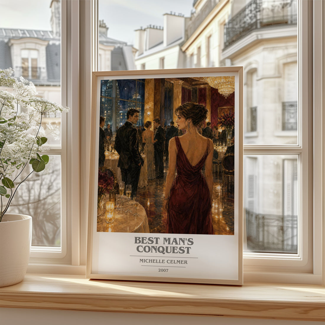 Best Man's Conquest book cover poster colour and style options – Michelle Celmer book art