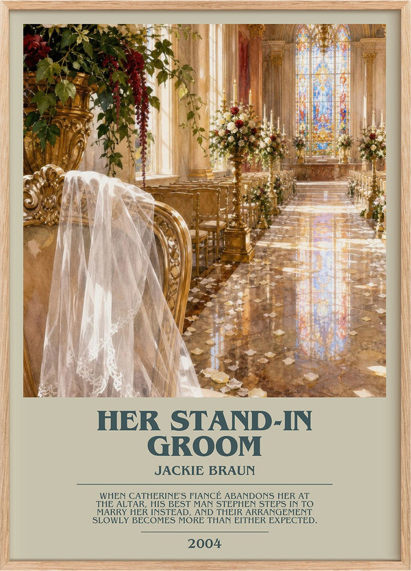 Her Stand-In Groom Bookish Wall Art by Jackie Braun