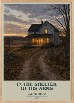In The Shelter Of His Arms Book Cover Poster by Jackie Braun