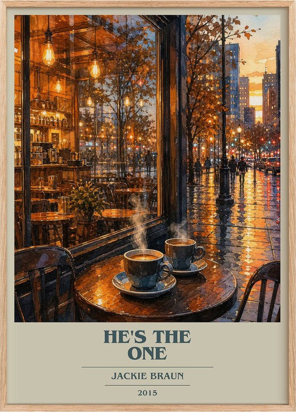 He's the One Book Cover Poster by Jackie Braun