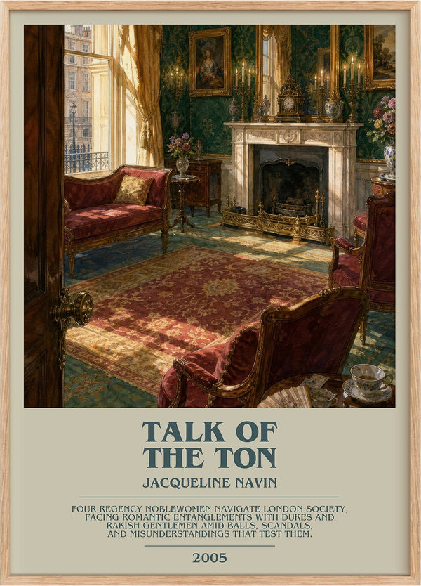Talk of the Ton Bookish Wall Art by Jacqueline Navin