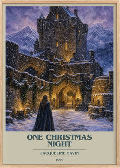 One Christmas Night Book Cover Poster by Jacqueline Navin
