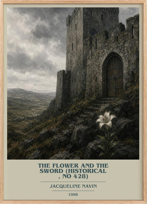 Flower and the Sword (Historical , No 428) Book Cover Poster by Jacqueline Navin