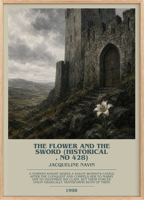Flower and the Sword (Historical , No 428) Bookish Wall Art – J. Navin