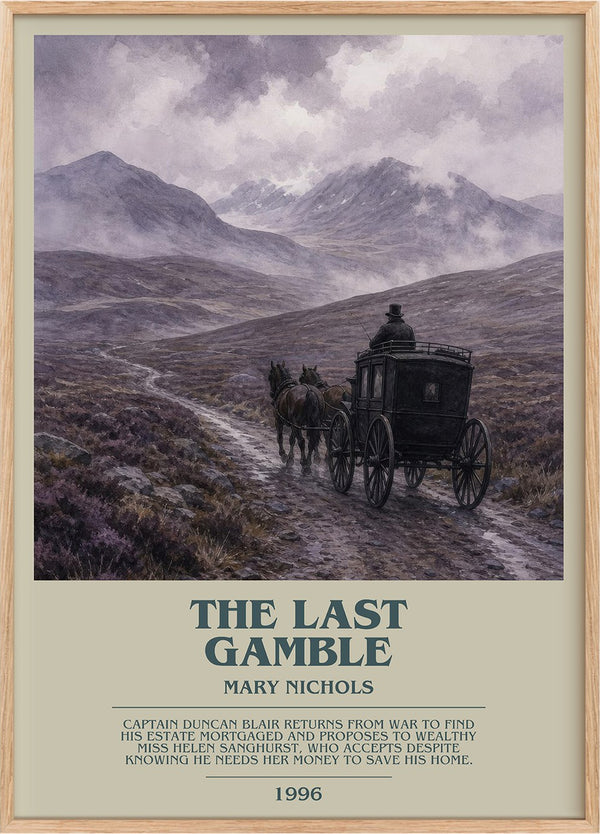 The Last Gamble Bookish Wall Art by Mary Nichols