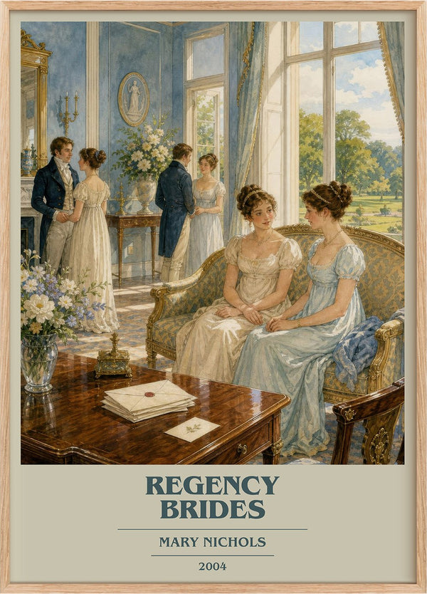Regency Brides Book Cover Poster by Mary Nichols