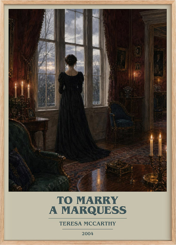 To Marry a Marquess Book Cover Poster by Teresa McCarthy