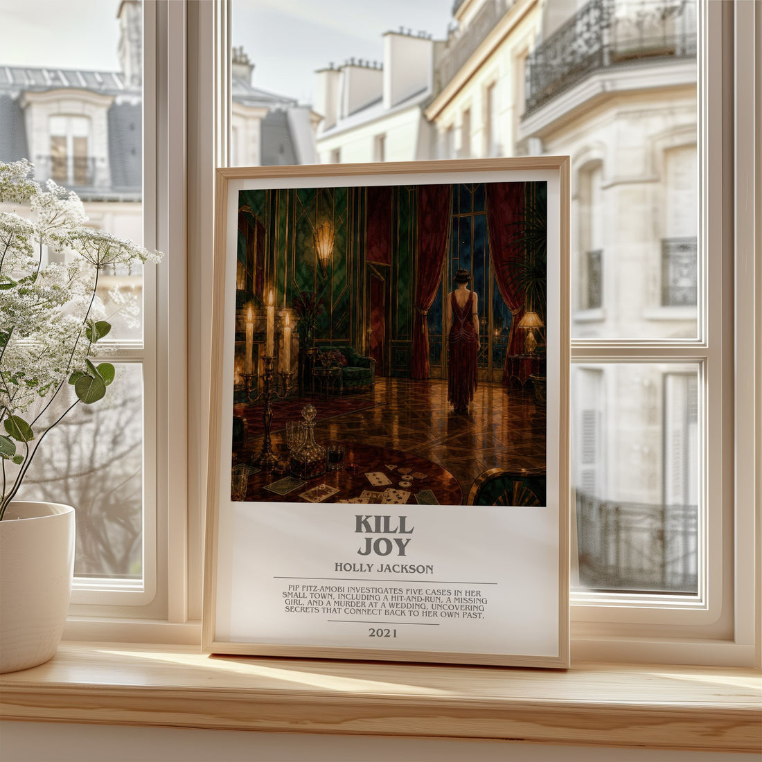 Kill Joy bookish poster colour and style options – Holly Jackson book art
