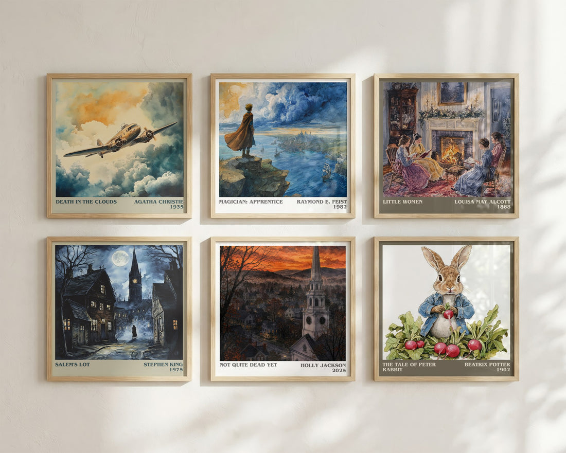Not Quite Dead Yet literary art print colour and style options – Holly Jackson book art