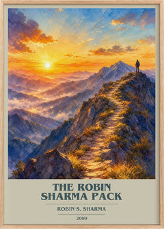 The Robin Sharma pack Book Cover Poster by Robin S. Sharma