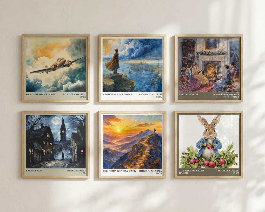 The Robin Sharma pack literary art print colour and style options – Robin S. Sharma book art